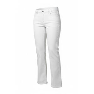Lee Petite White Straight Leg Comfort Waist High- Rise Jeans , Size 12P